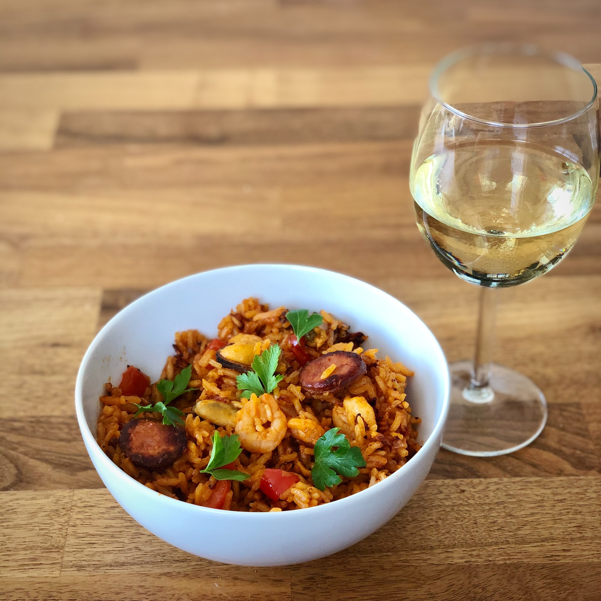 Risotto d'orzo perlato con chorizo e rosmarino