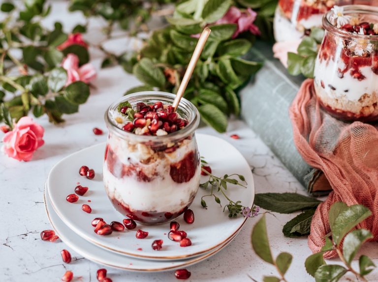 mousse alla ricotta con frutta