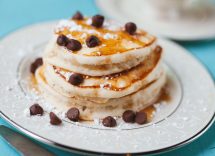 pancake yogurt gocce di cioccolato