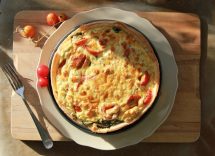 frittata di spinaci pomodoro