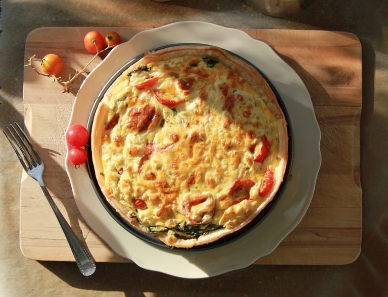 frittata di spinaci pomodoro