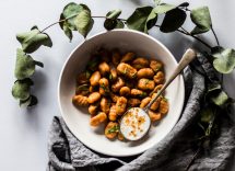 gnocchi zucca speck castagne