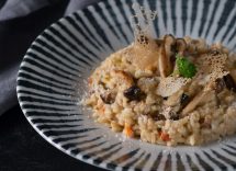 risotto zucca funghi salsiccia