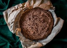 torta farina di carruba e cioccolato