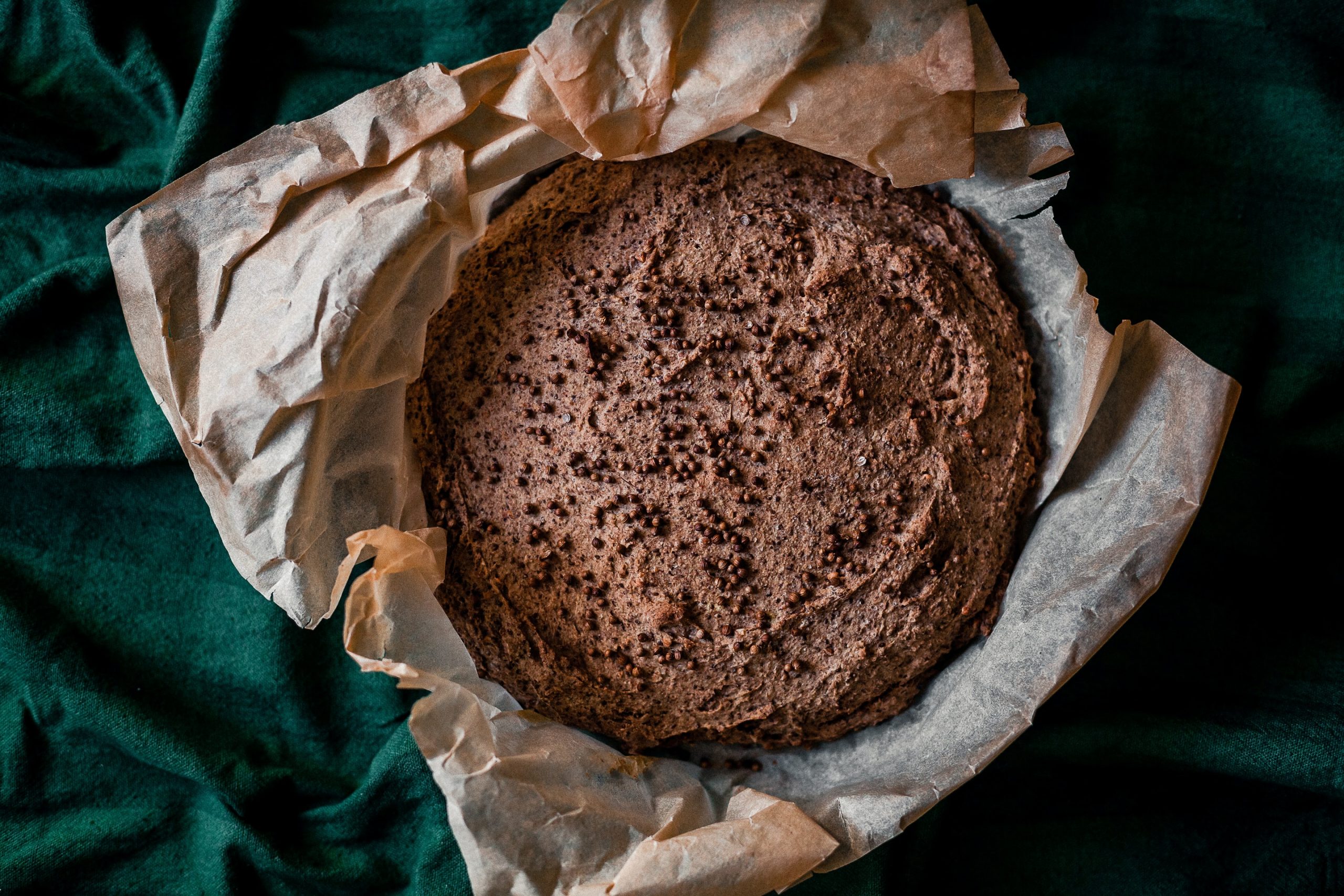 torta farina di carruba e cioccolato