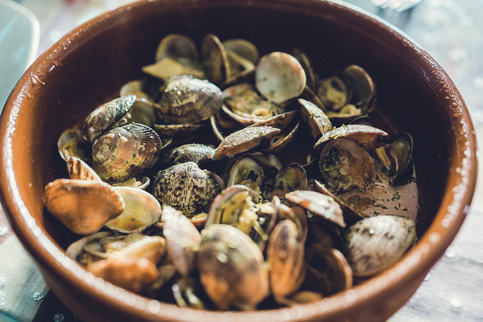 zuppa di ceci vongole ricetta