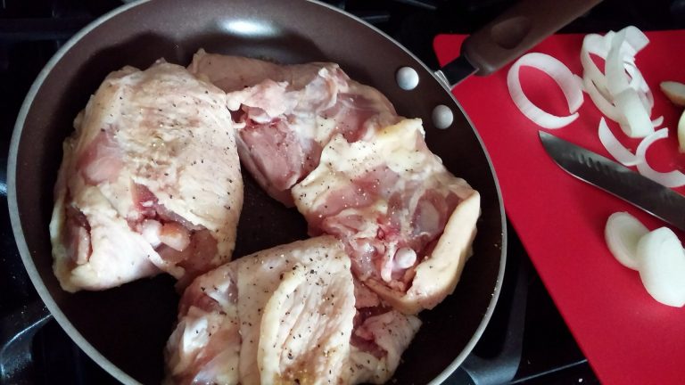 cosce di pollo ripiene ai funghi