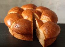 fiore di brioche al mandarino