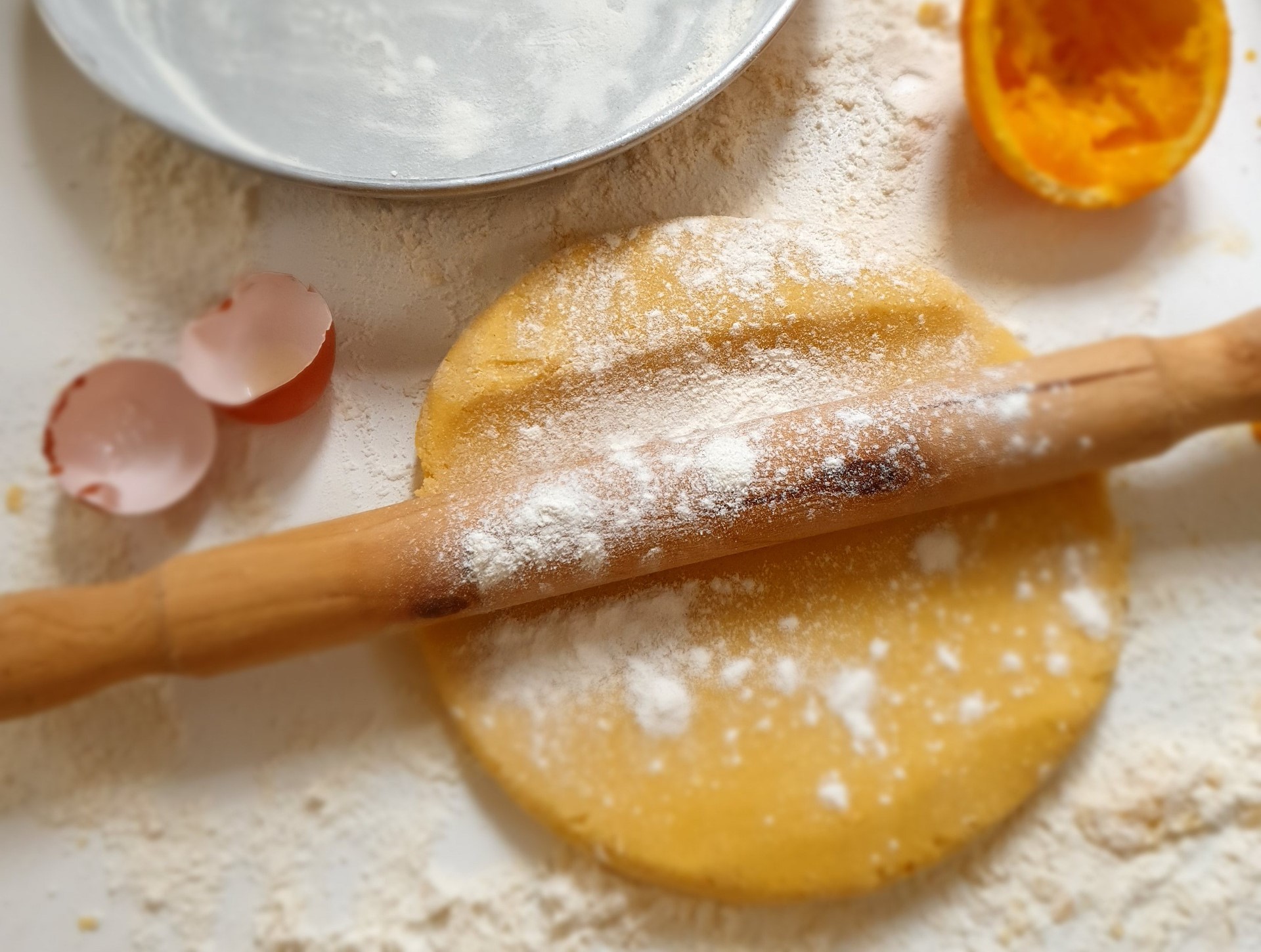 pasta frolla con farina di mandorle