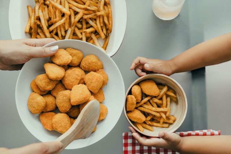 pollo patate fritte