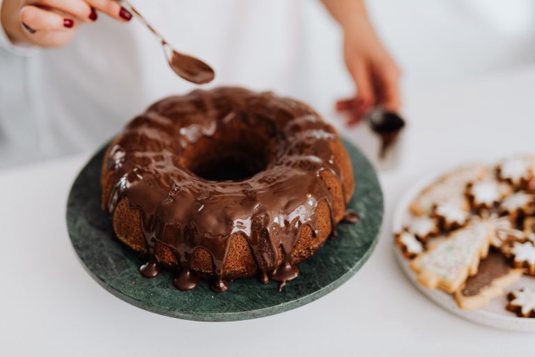 chiffon cake al cacao