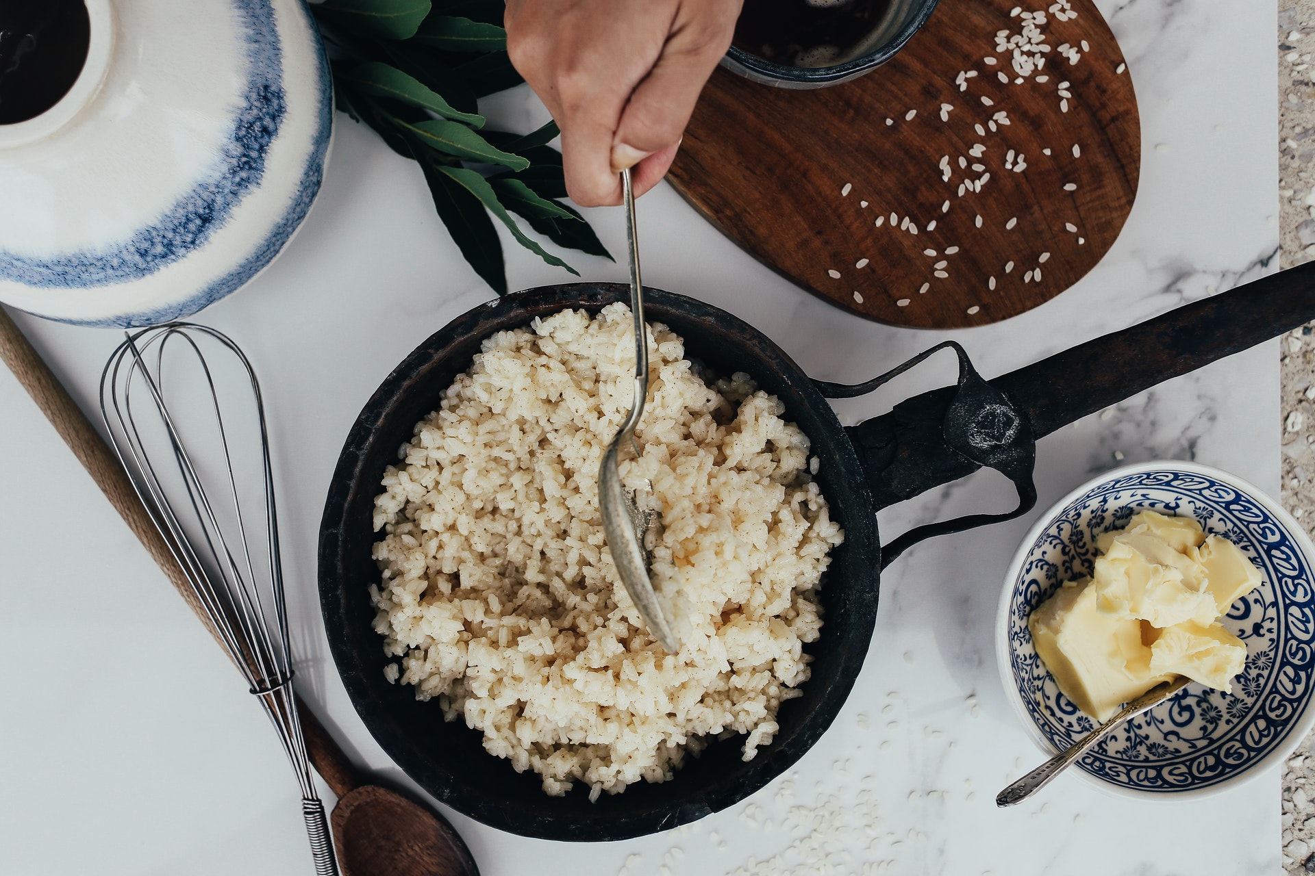 risotto alla liquirizia