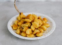 gnocchi di zucca con porri e salvia