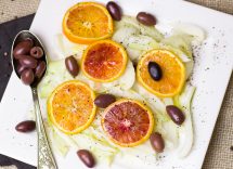 Insalata salmone arancia e finocchi