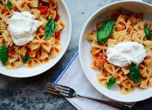 pasta ricotta e pomodoro