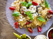 cous cous mais con verdure