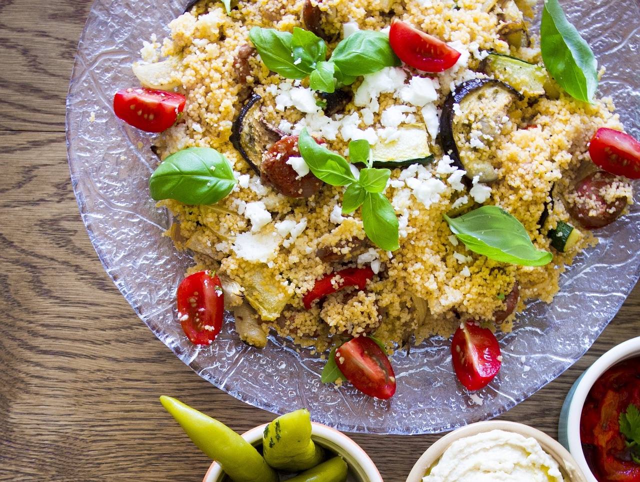 cous cous mais con verdure