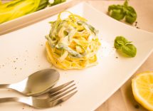 Linguine piccanti al limone