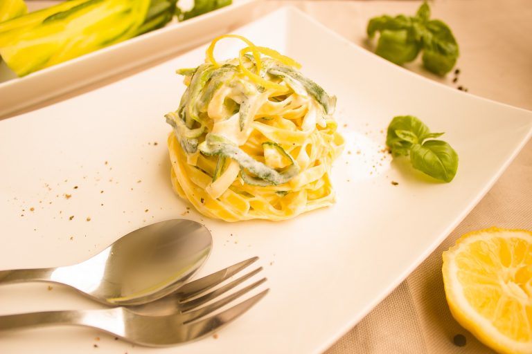 Linguine piccanti al limone