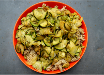 pasta pane e zucchine