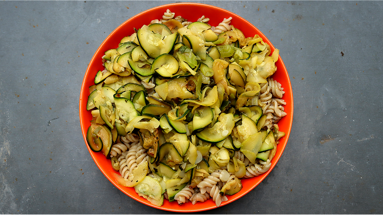 pasta pane e zucchine