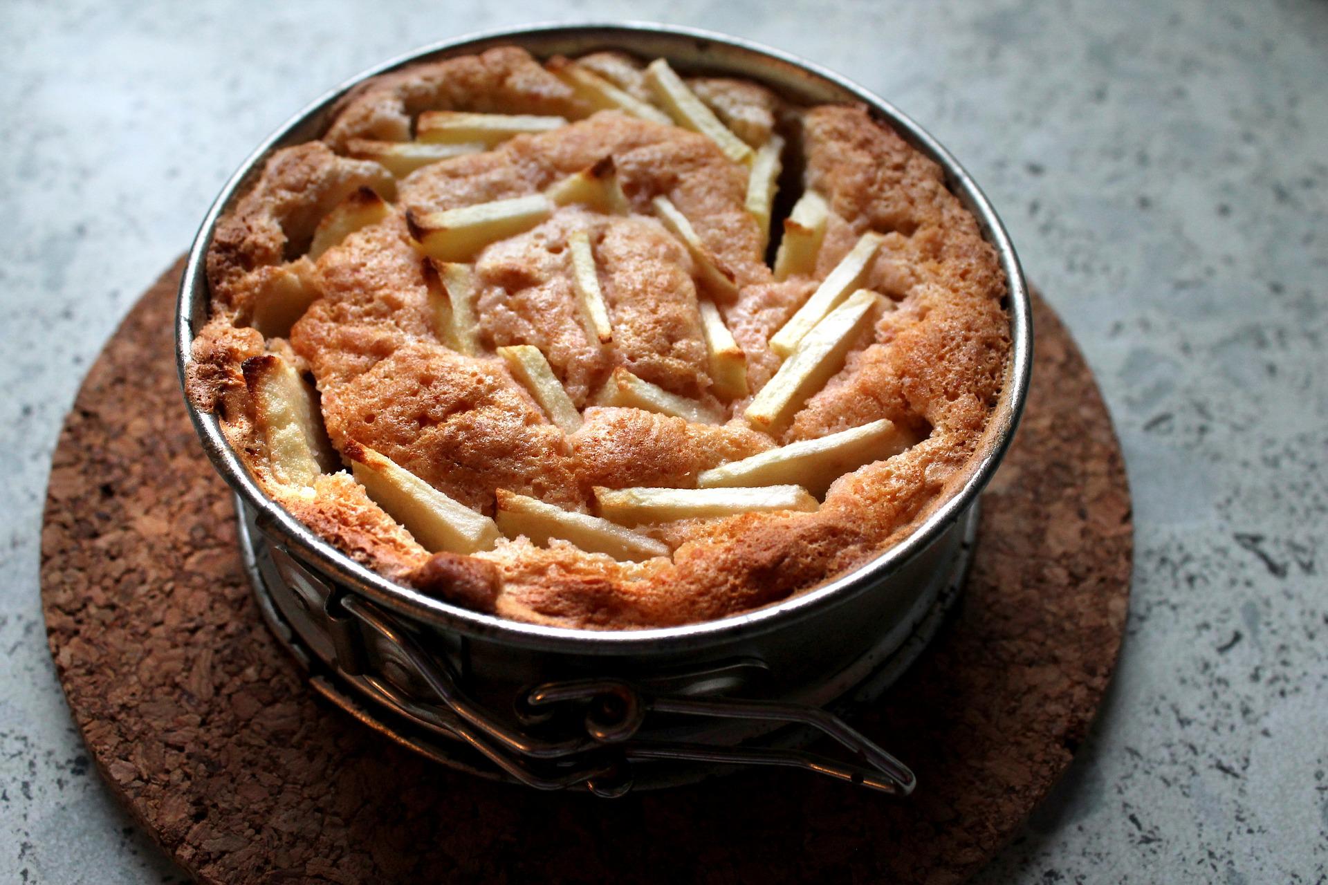 torta di mele senza latte