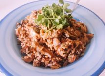 risotto al ragù di seitan