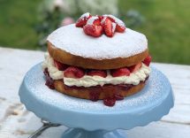 sponge cake fragole ricetta originale