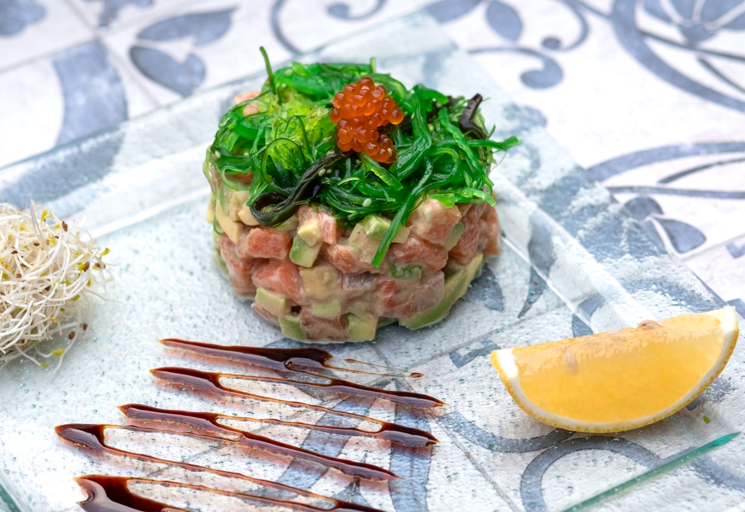 Tartare salmone avocado