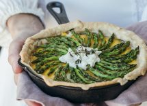 torta salata asparagi e ricotta