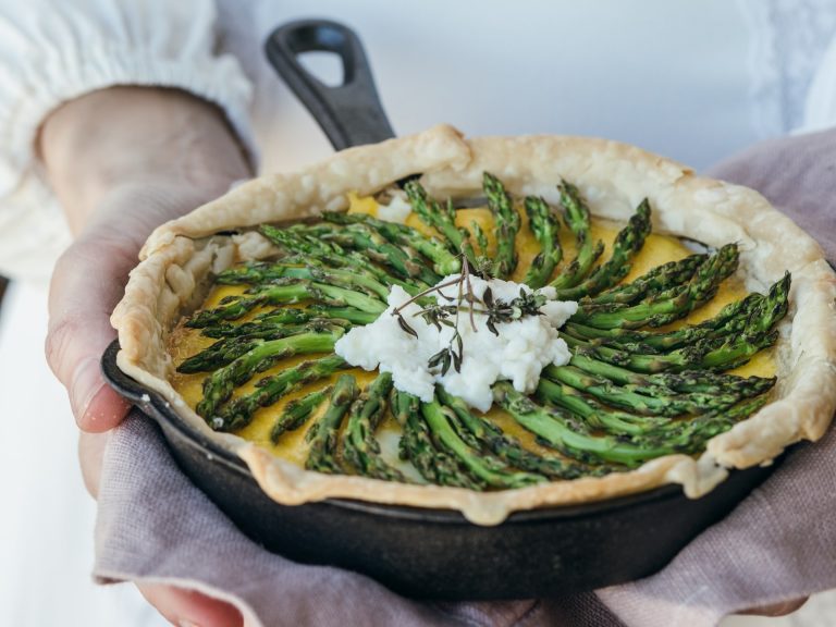 torta salata asparagi e ricotta