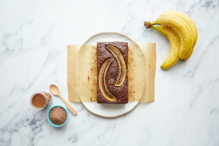 banana bread al cioccolato