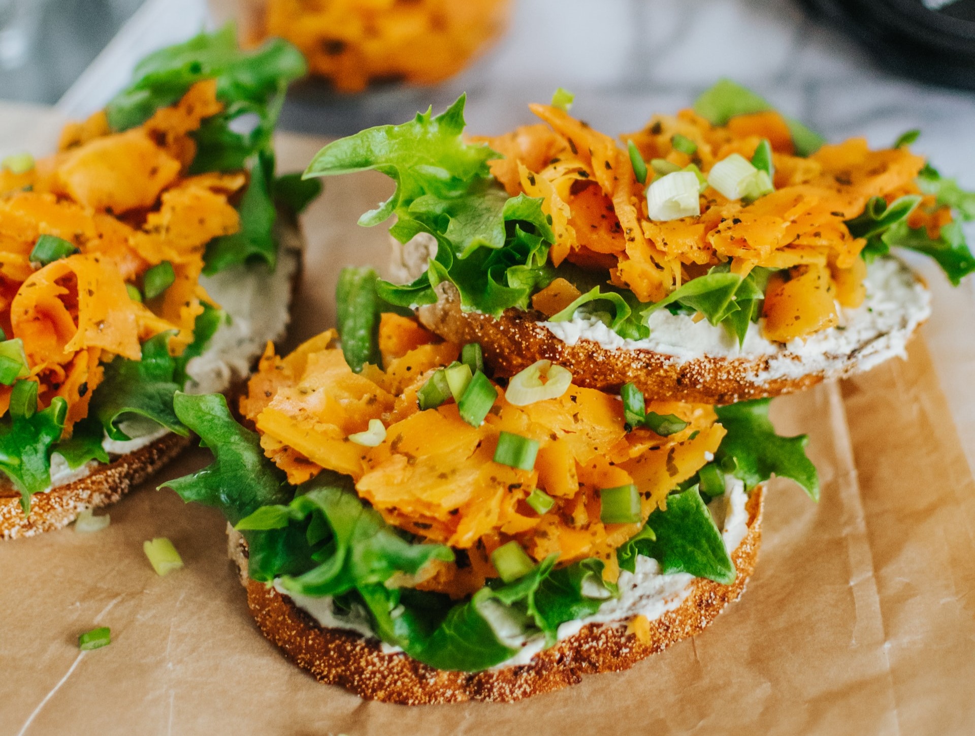 bruschette zucca e formaggio