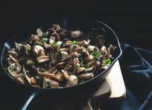 funghi alla birra contorno vegetariano