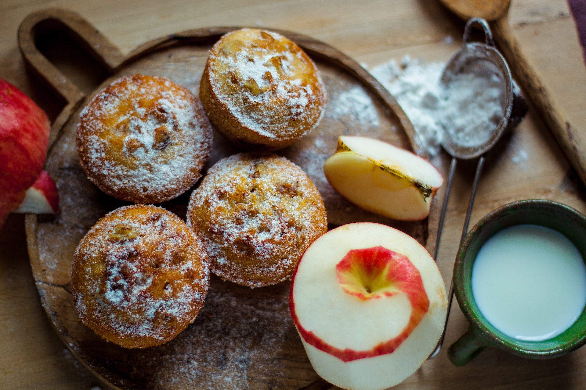 muffin vegani mele e cannella