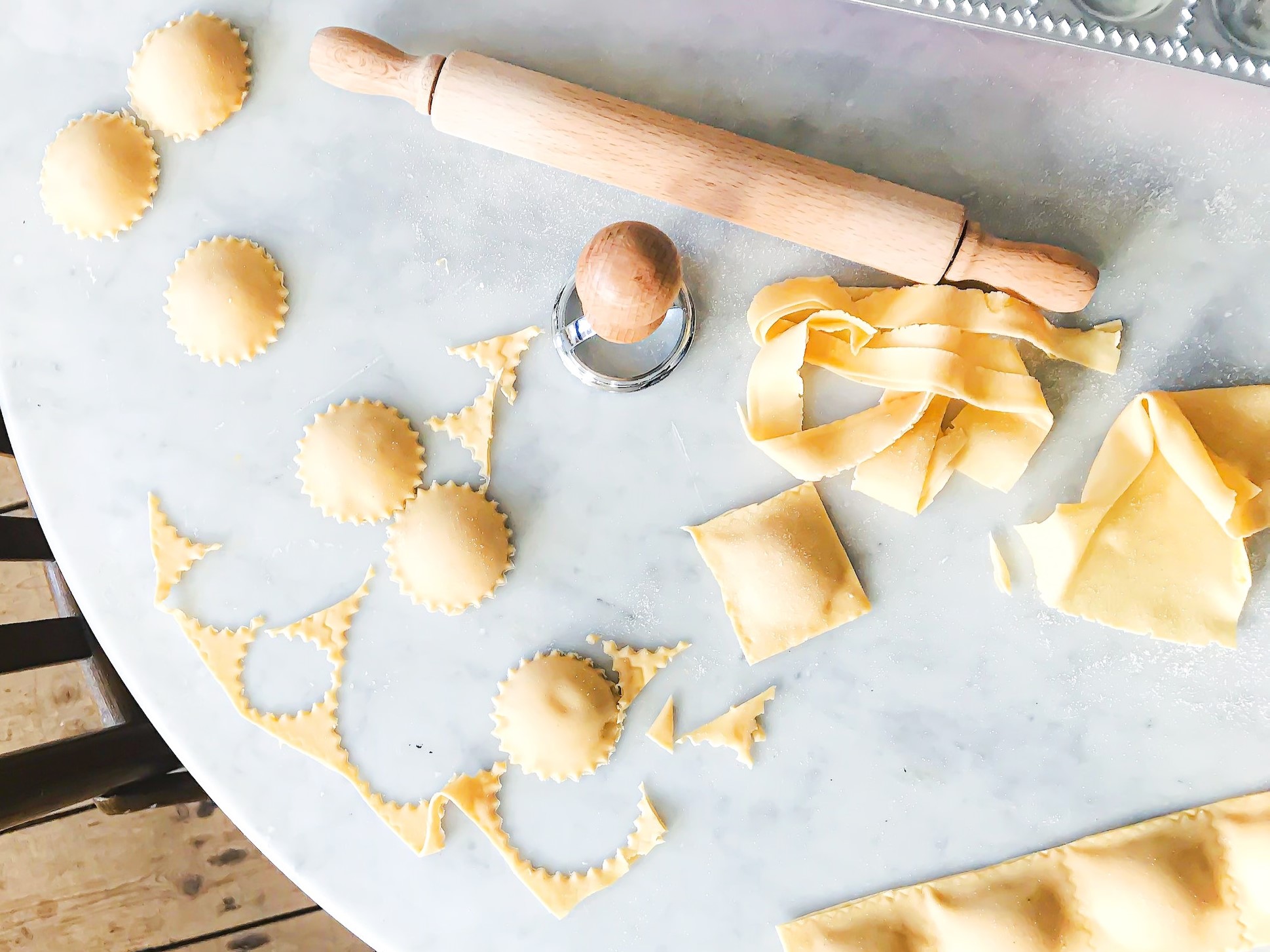 ravioli zucca ricotta e pesto di noci