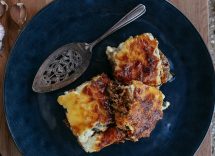 lasagne vegane funghi e radicchio