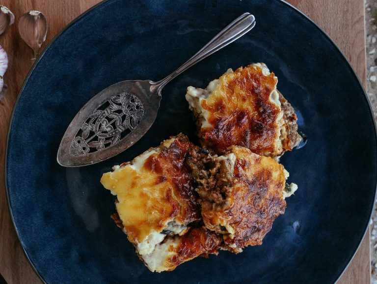 lasagne vegane funghi e radicchio