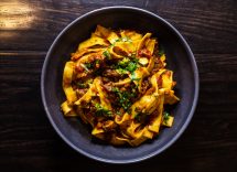 tagliatelle ragu soia ricetta