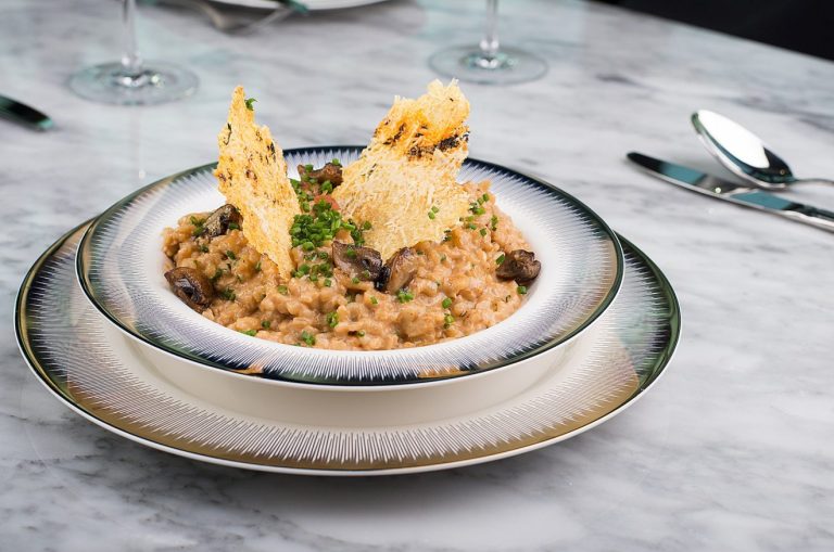 risotto con funghi shiitake freschi ricetta