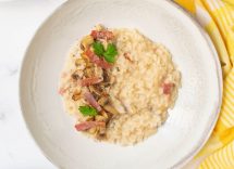 risotto roquefort speck ricetta