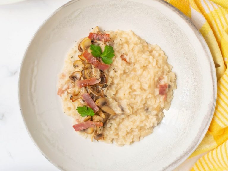 risotto roquefort speck ricetta