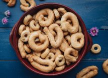 Taralli dolci al vino rosso pugliesi Bimby