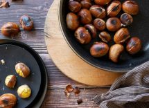 castagne arrostite in friggitrice ad aria