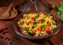 cous cous con verdure