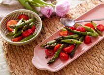 insalata di asparagi crudi e fragole ricetta