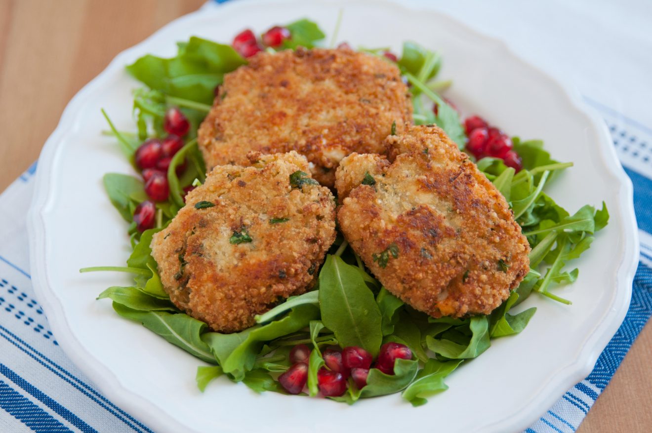 polpette di carciofi e pomodori secchi