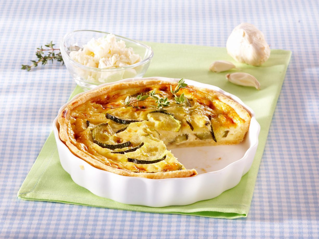 Quiche di zucchine senza panna bimby