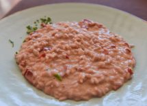 risotto alla bresaola della valtellina e bitto