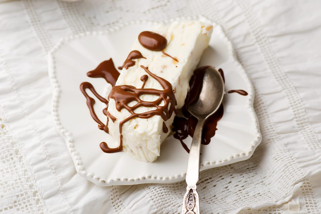 semifreddo yogurt senza panna colla di pesce